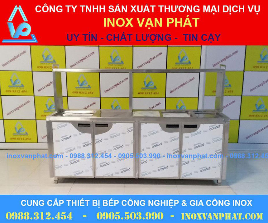 Quầy pha chế inox