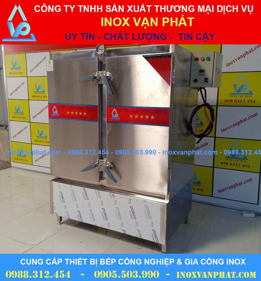 Tủ nấu cơm công nghiệp cung cấp bởi Inox Vạn Phát